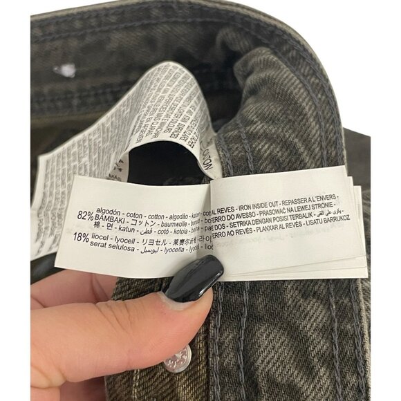 Zara Mens Baggy Jeans EU 44 US 34 Gray Faded Cotton Lyocell Blend 6045/401 NWT - Picture 15 of 16